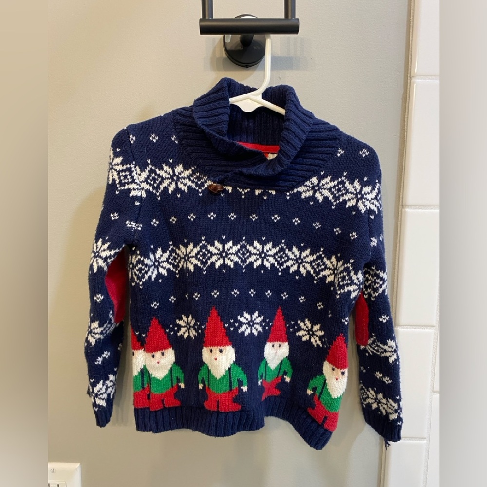 Jingles & Joy Gnome Christmas Sweater / Size 3T / EUC
